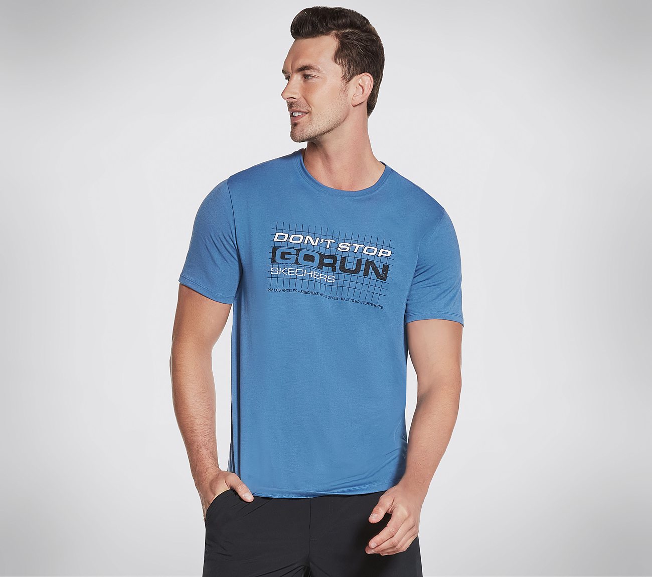 Dont Stop GO RUN T-shirt Clothes Skechers