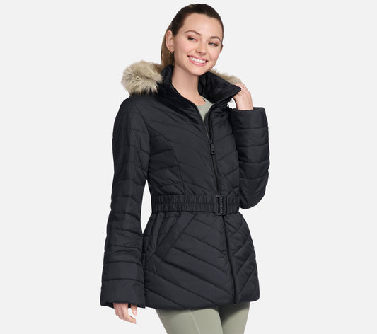 On-the-GO GO SHIELD Cozy Fit Belted Parka Clothes Skechers.se
