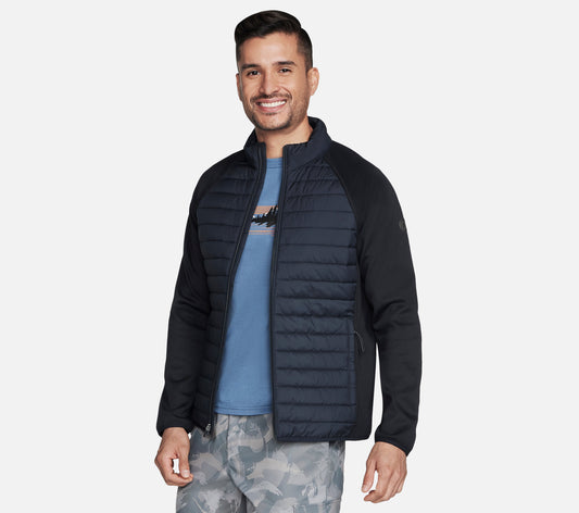 Hoodless Hoodies Cozy Fit Hybrid Jacket Clothes Skechers.se