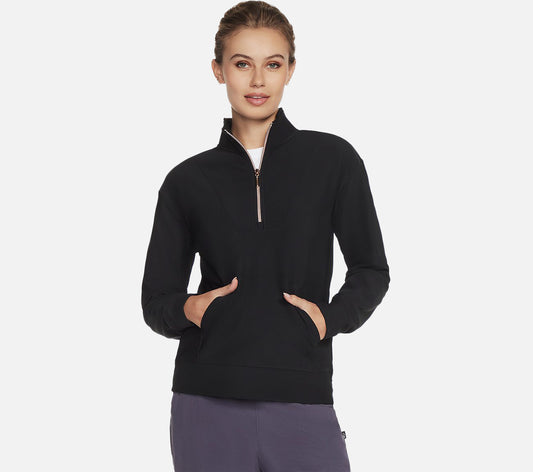 GO LUXE Rib 1/4 Zip Clothes Skechers.se