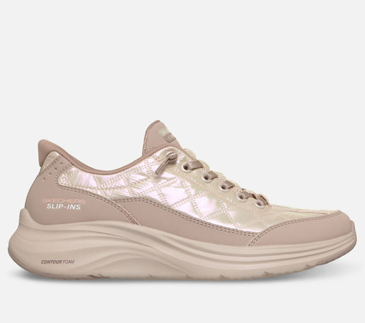Slip-ins: Contour Foam Cozy Fit - Shining Pearl Shoe Skechers.se
