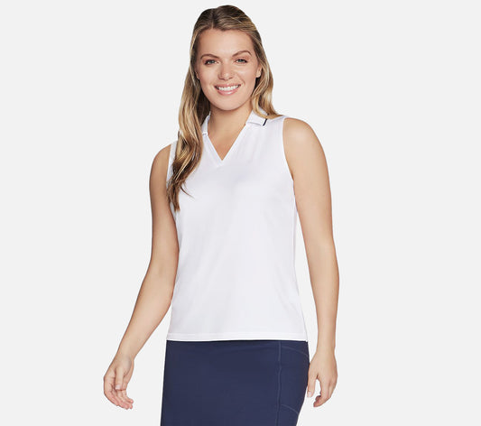 GO DRI Swift Polo Tank Clothes Skechers