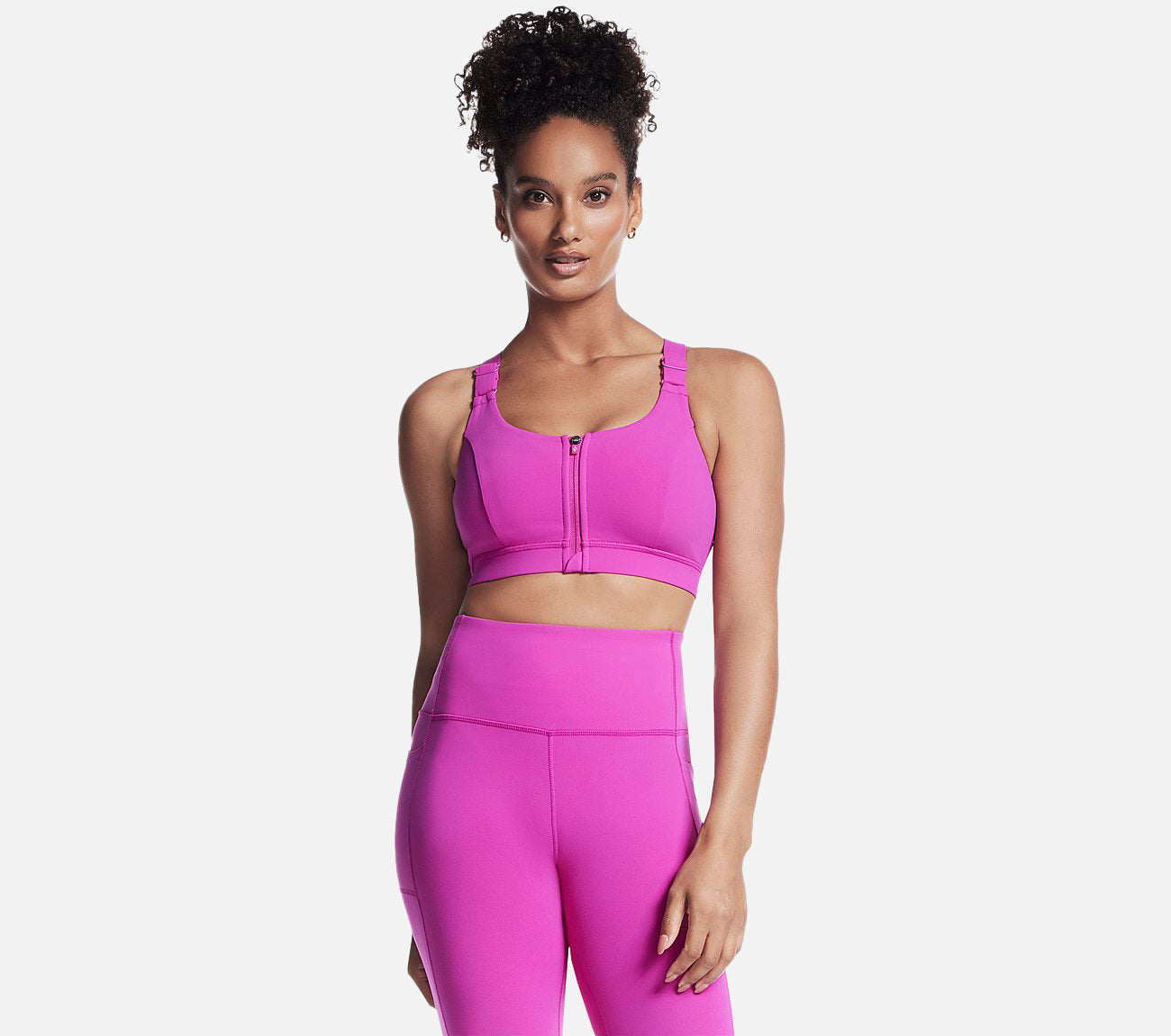 GO WALK Zip Front Bra Clothes Skechers.se
