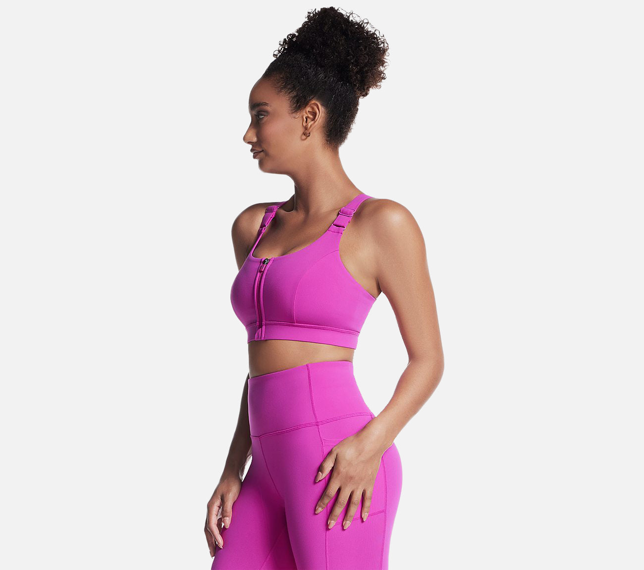 GO WALK Zip Front Bra Clothes Skechers.se