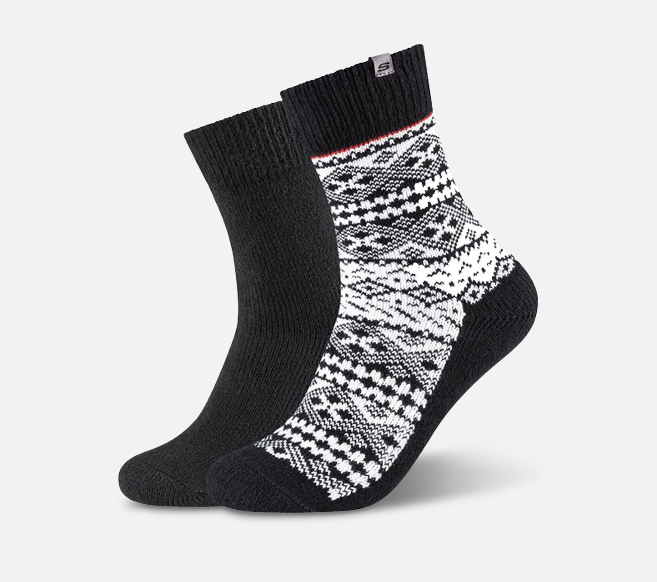 2-pack strumpor i jacquardmönster Sock Skechers