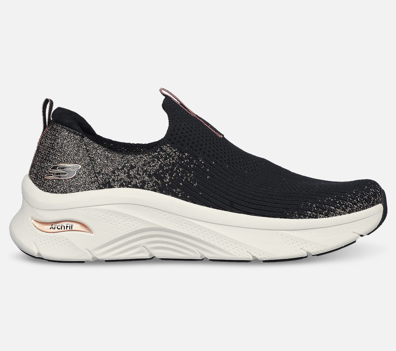 Relaxed Fit: Arch Fit D'Lux - Glimmer Dust Shoe Skechers