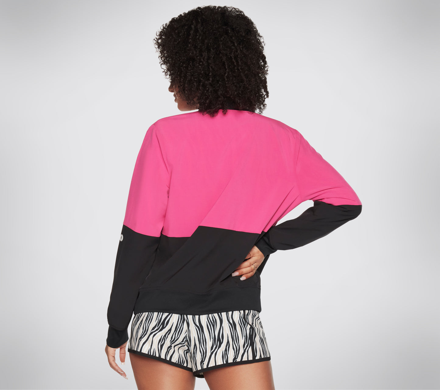 DVF: Skechweave Moving Zebra - Vändbar Bomberjacka Clothes Skechers