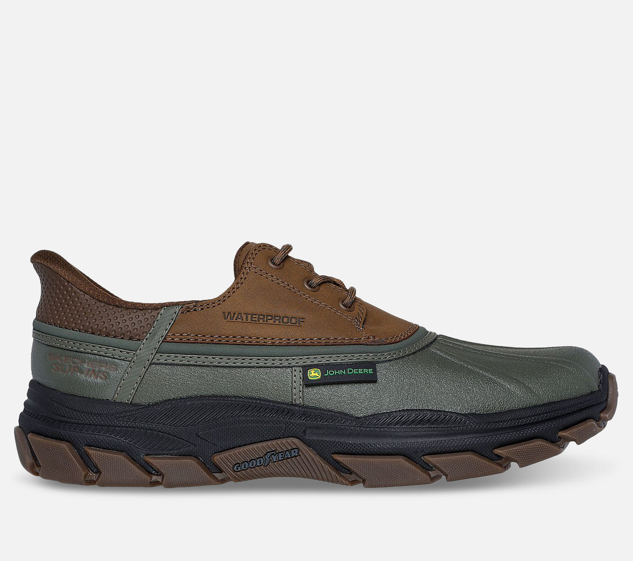 John Deere: Relaxed Fit: Slip-ins: Respected - Tanzier - Waterproof Shoe Skechers.se