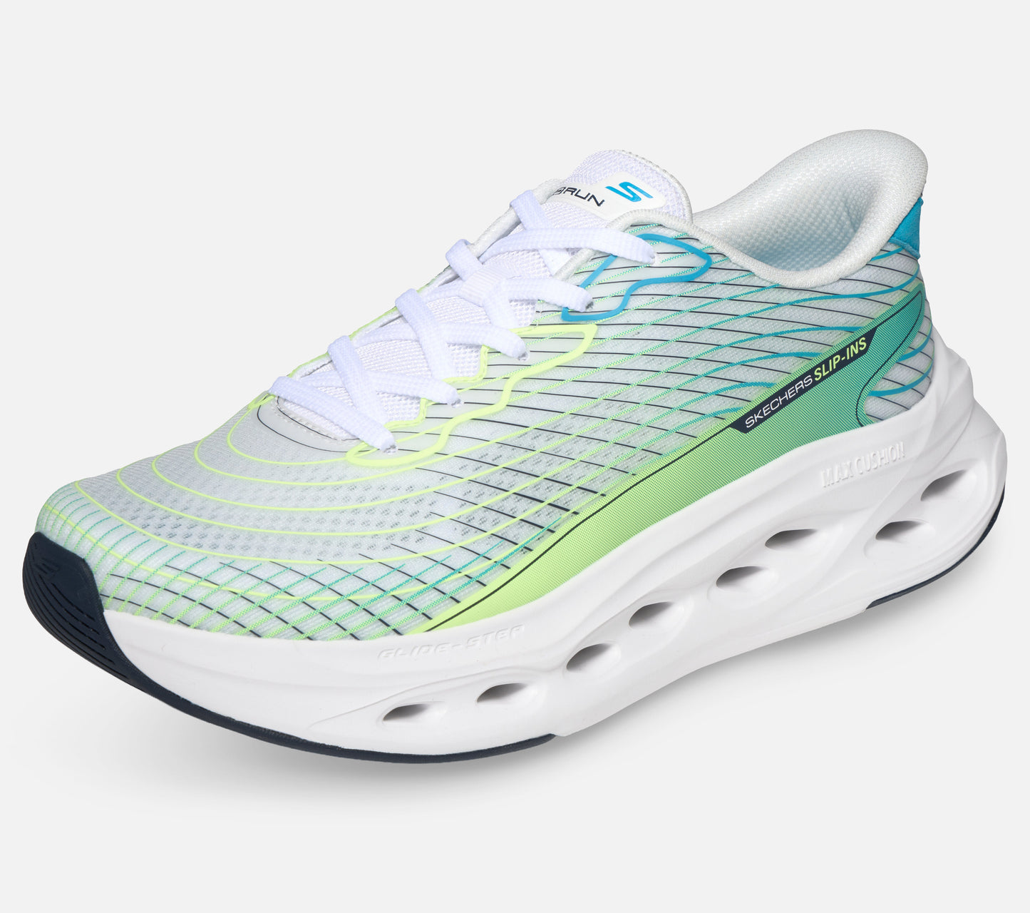 Slip-ins: Max Cushioning Glide-Step - Sapphire Shoe Skechers.se