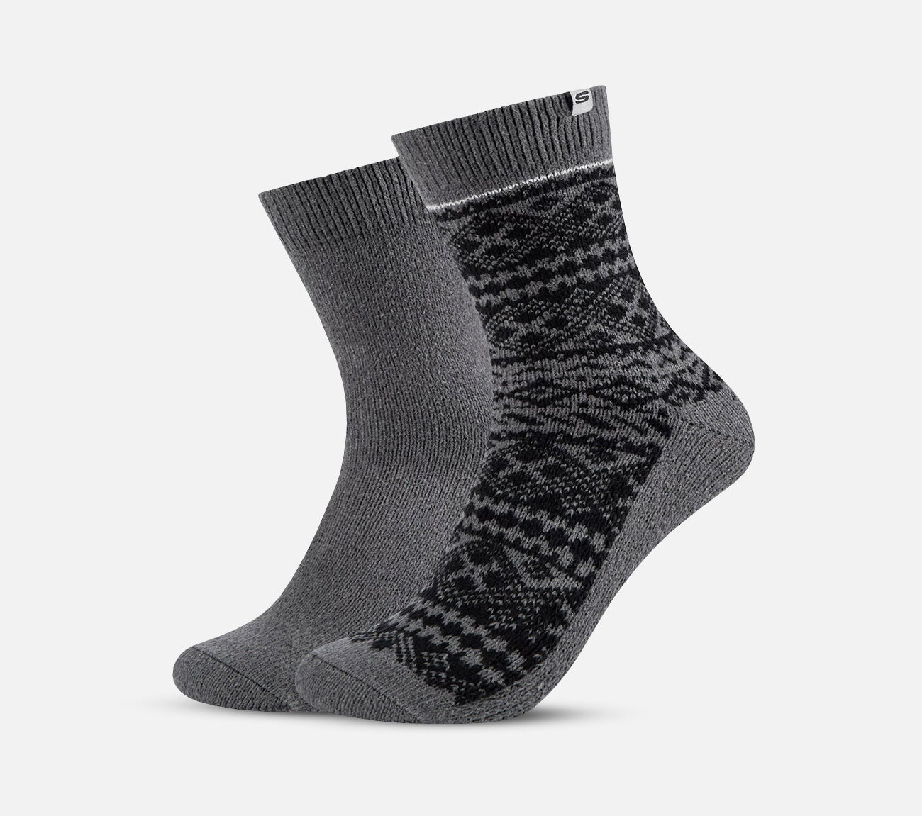 2-pack strumpor i jacquardmönster Sock Skechers