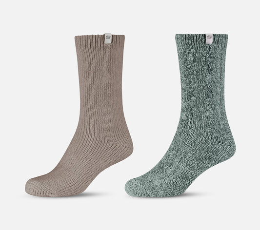 2 par Casual Cosy glitterstrumpor Sock Skechers