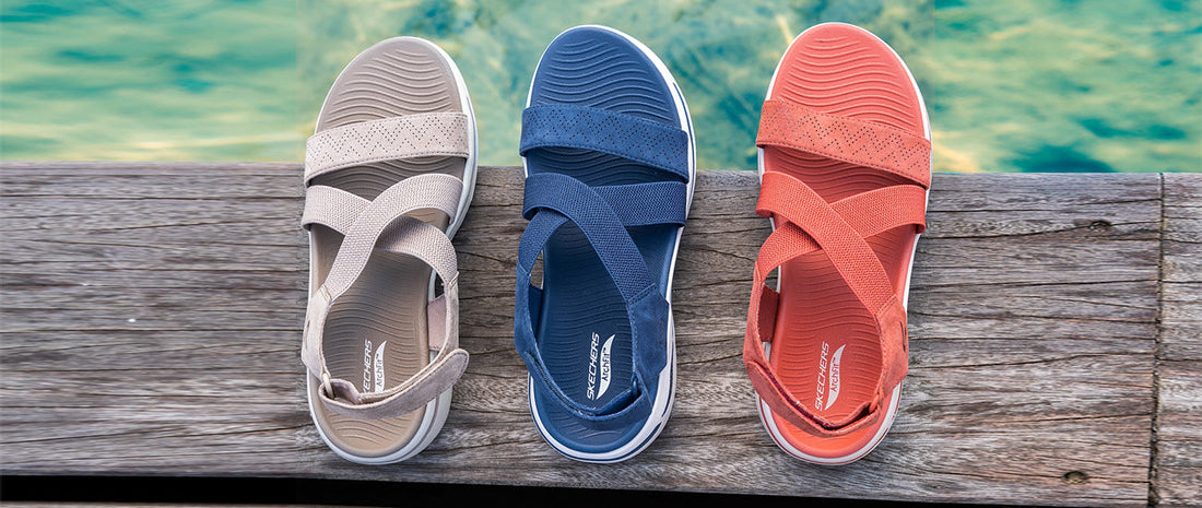 Sunda och stötdämpande sandaler