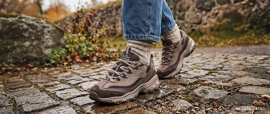 Chunky sneakers med ikonisk design