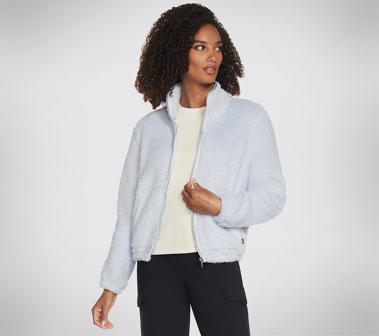 GO SNUGGLE Shine Sherpa Jacket Clothes Skechers.se