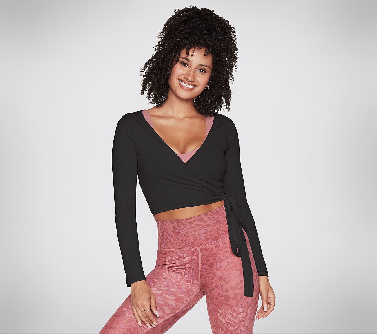 GO DRI SERENE Wrap Top Clothes Skechers.se