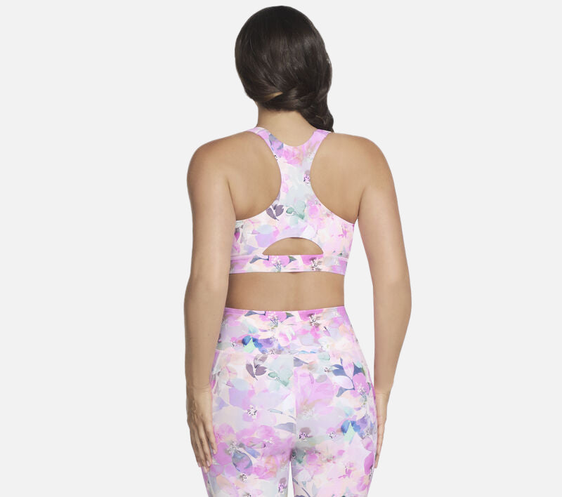 GO WALK Seascape Floral Zip Front Bra Clothes Skechers.se