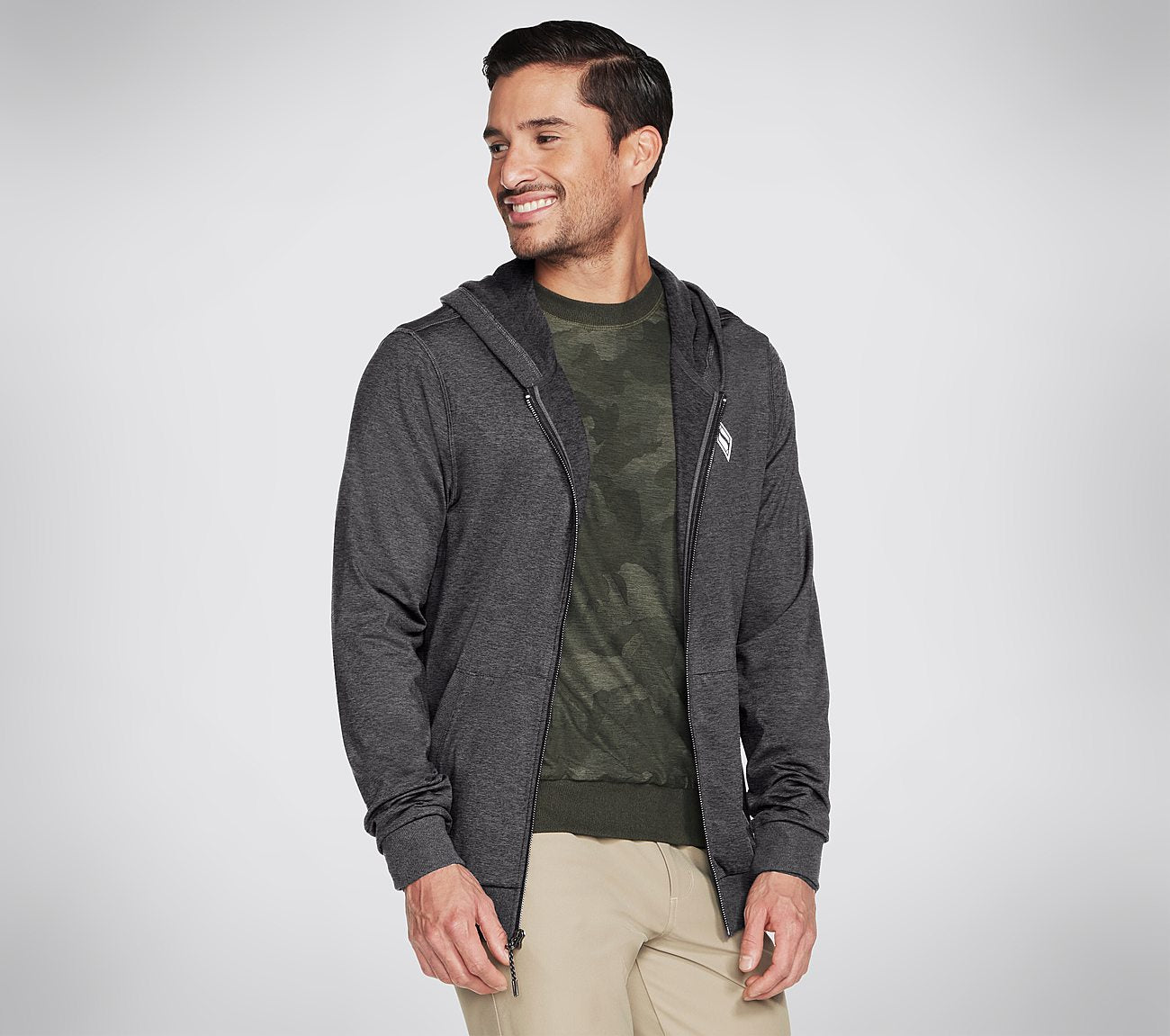 SKECH-KNITS ULTRA GO Full Zip Hoodie Clothes Skechers.se