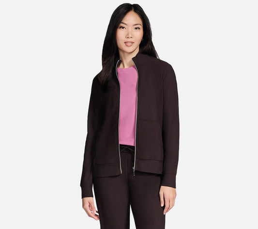GO LUXE RIB Full Zip Jacket Clothes Skechers.se
