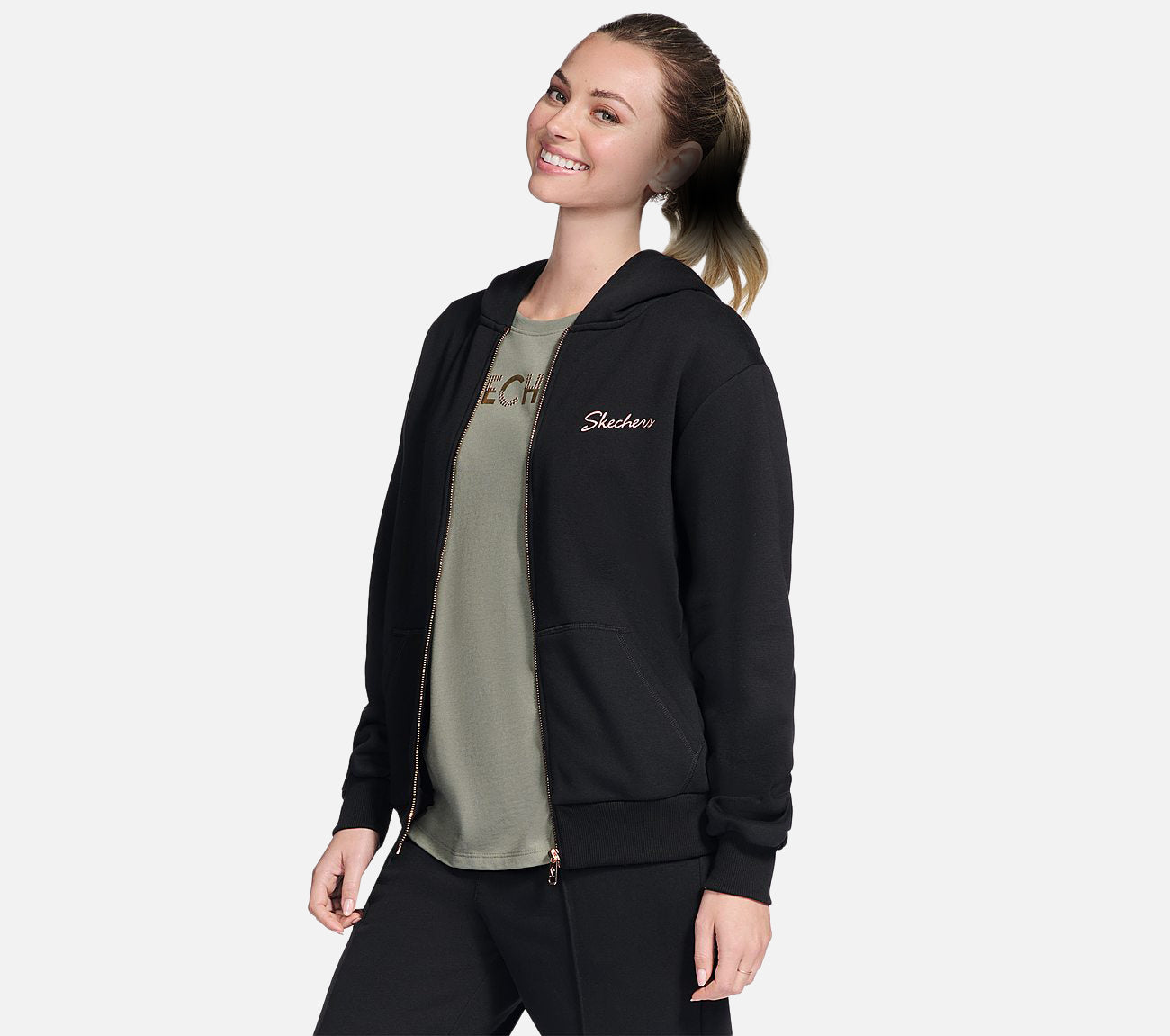Skech-Sweats Signature FZ Hoodie Clothes Skechers.se