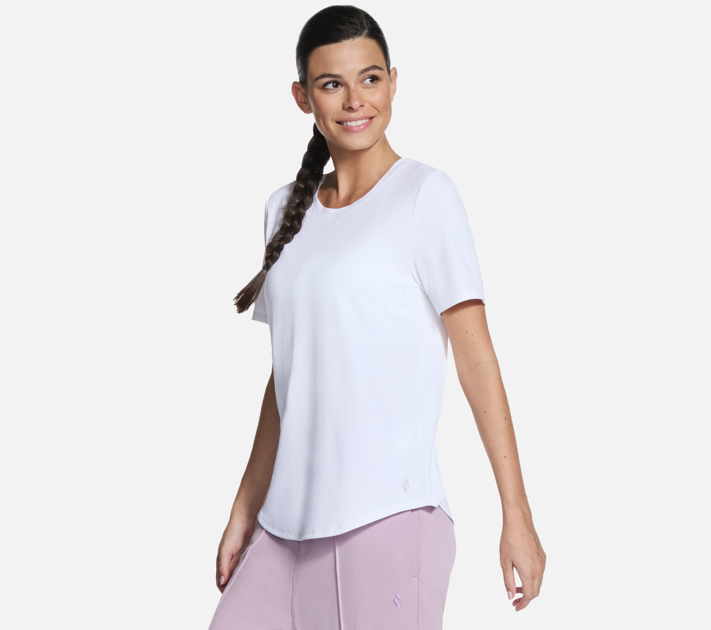 GO WALK Luxe Rib Tee Clothes Skechers.se