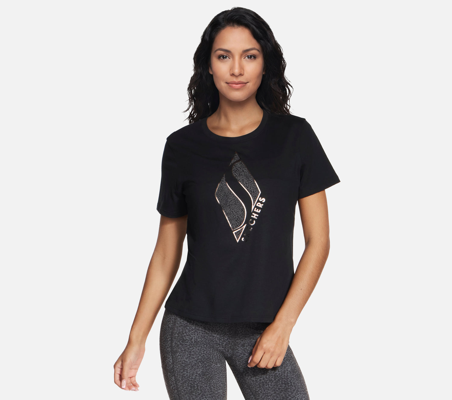 Cheetah Diamond Tee Clothes Skechers.se