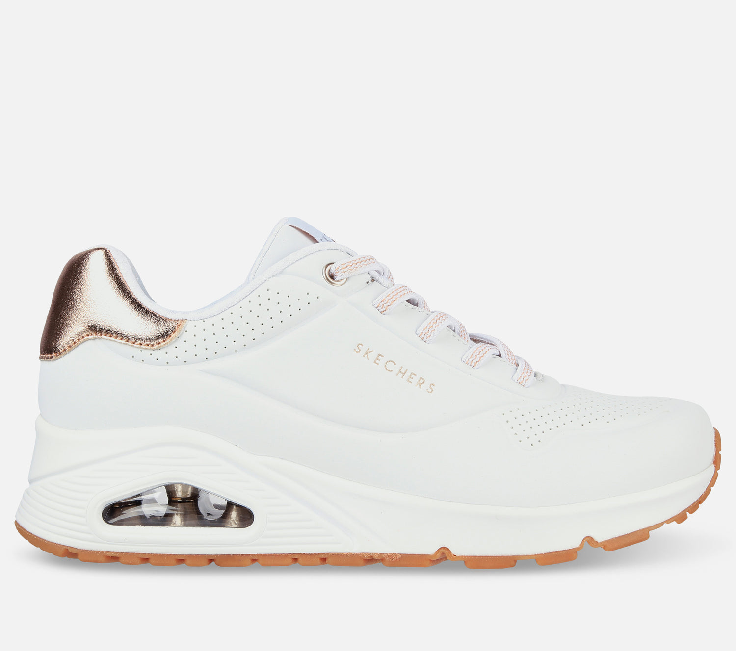 Wide Fit: Uno - Shimmer Away Shoe Skechers.se