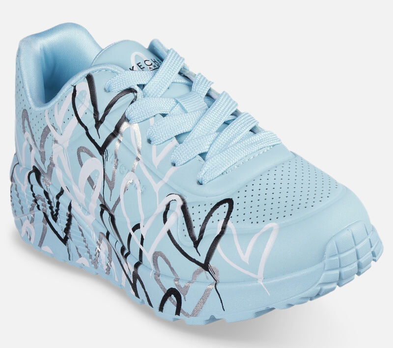 JGoldcrown: Uno Lite - Metallic Love Shoe Skechers.se