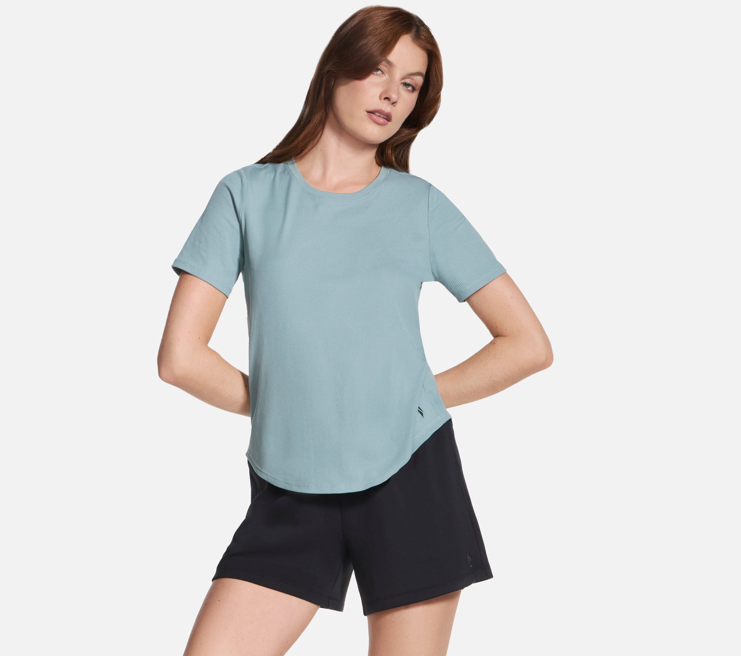 GO WALK Luxe Rib Tee Clothes Skechers.se