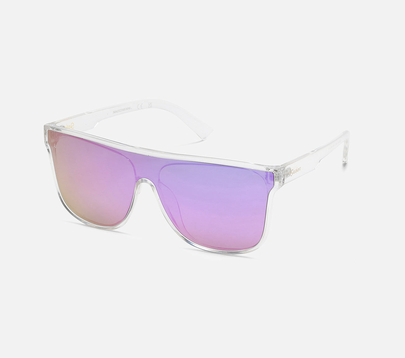 Oversized shield-solglasögon Sunglasses Skechers