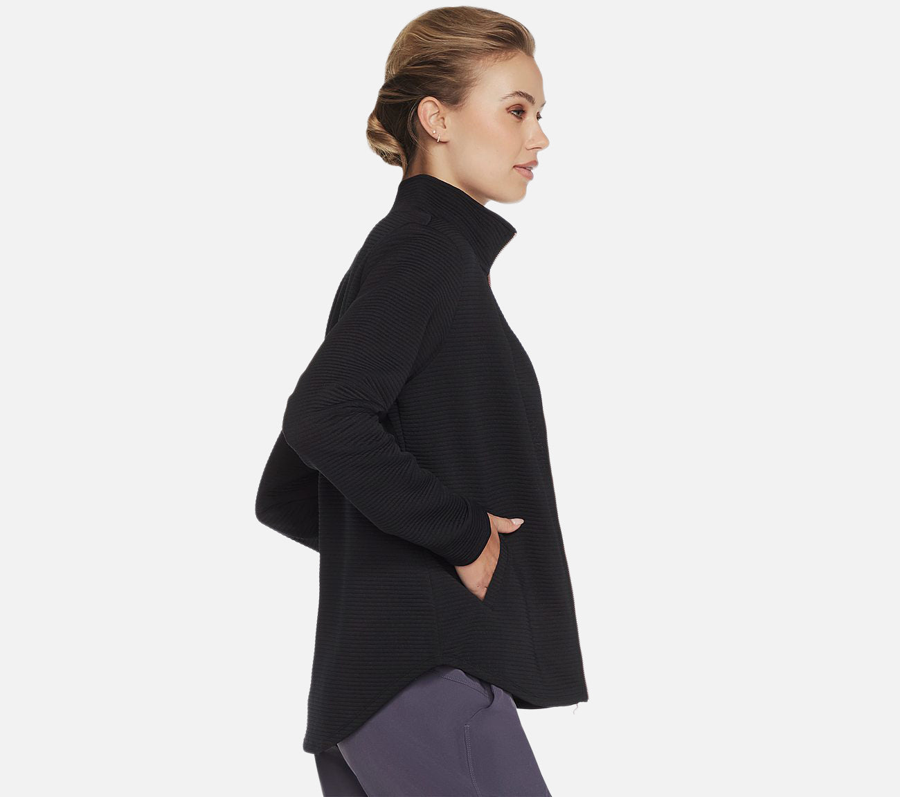 The Hoodless Hoodie GO WALK Shine Jacket Clothes Skechers.se