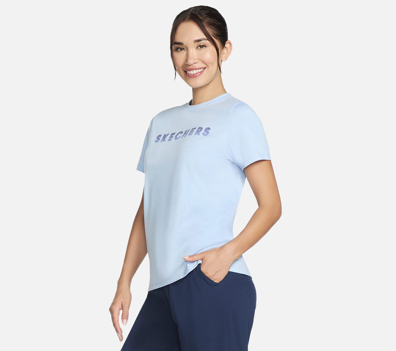Gradient Short Sleeve Tee Clothes Skechers.se