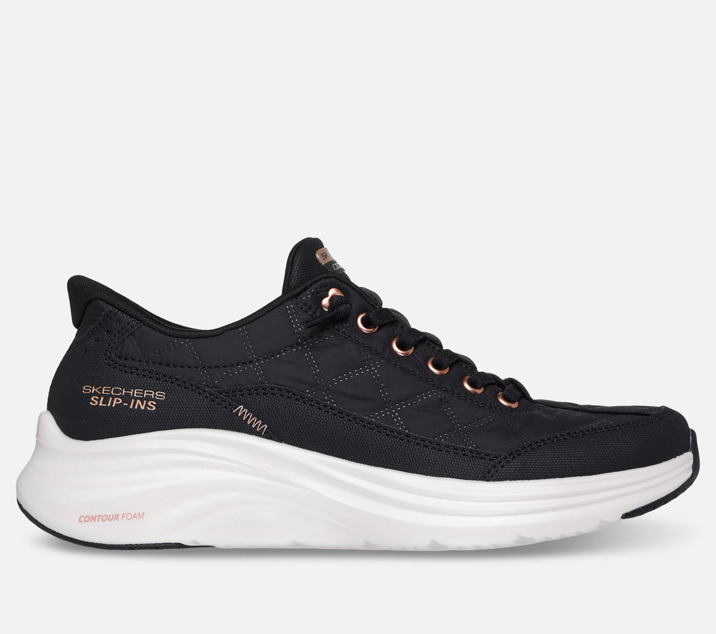 Wide Fit: Slip-ins: Contour Foam - Cozy Fit Golden Hour Shoe Skechers.se
