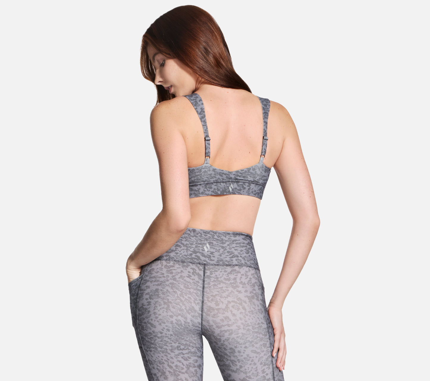 GO WALK Evolution Printed Zip Front Bra Clothes Skechers.se