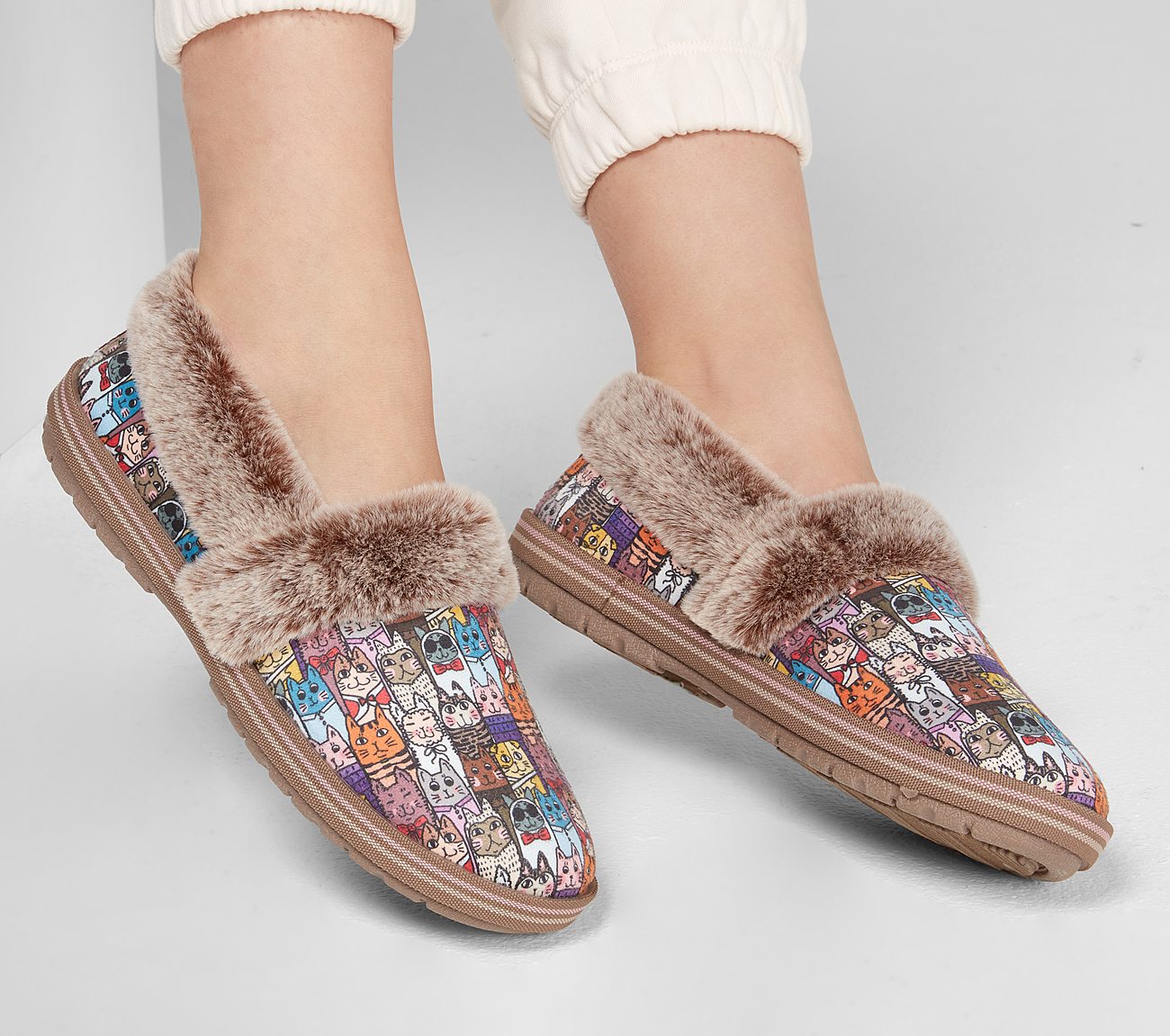 BOBS Too Cozy - Chic Cat Slipper Skechers.se