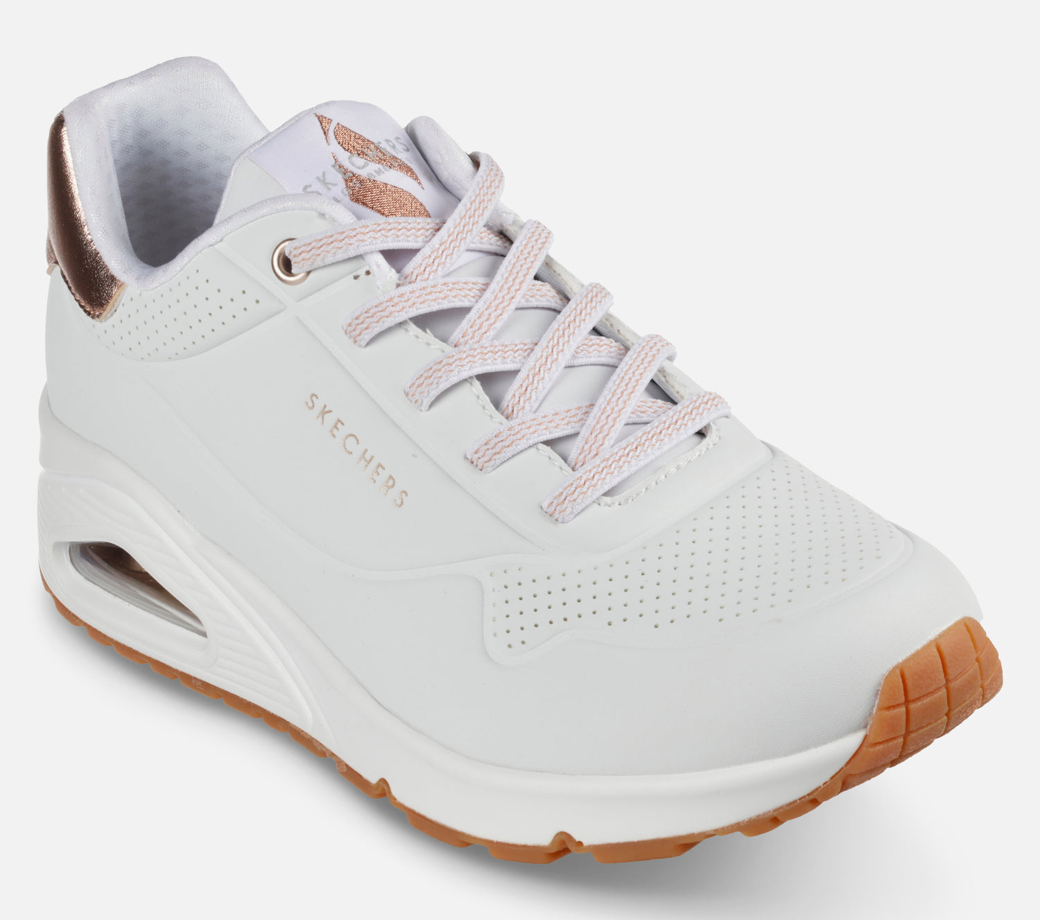 Wide Fit: Uno - Shimmer Away Shoe Skechers.se