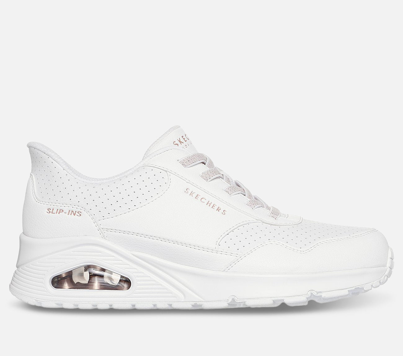 Vita sneakers för dam