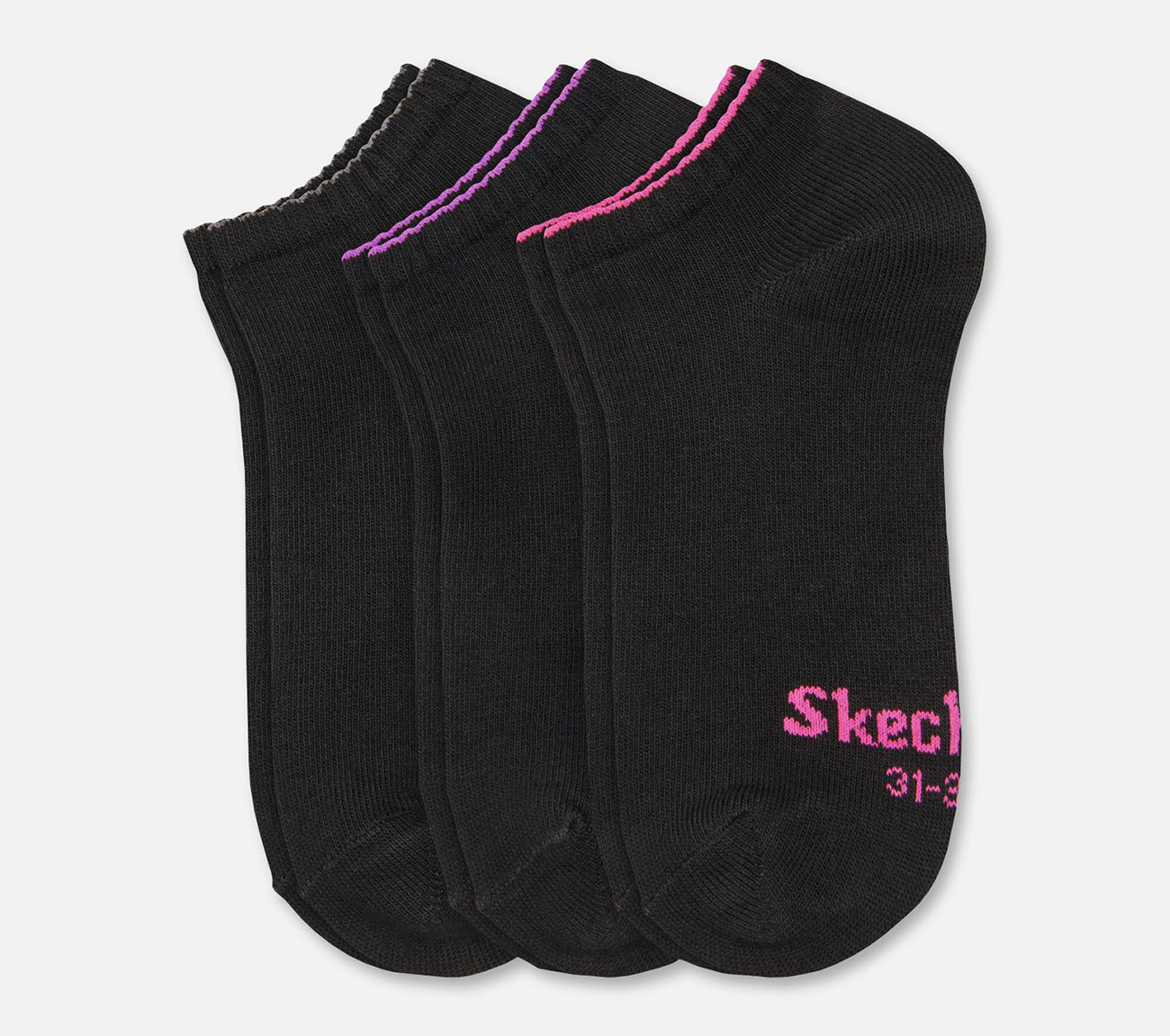 3 par basic strumpor Sock Skechers