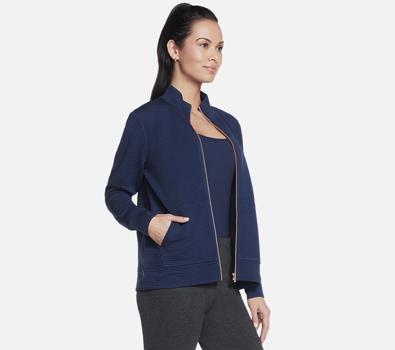 The Hoodless Hoodie GO WALK Everywhere Jacket Clothes Skechers.se
