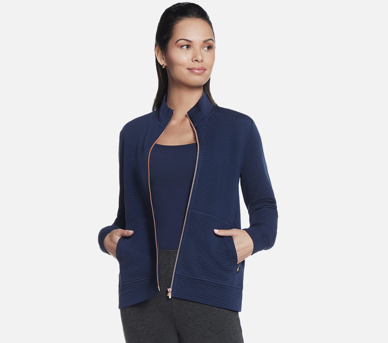The Hoodless Hoodie GO WALK Everywhere Jacket Clothes Skechers.se