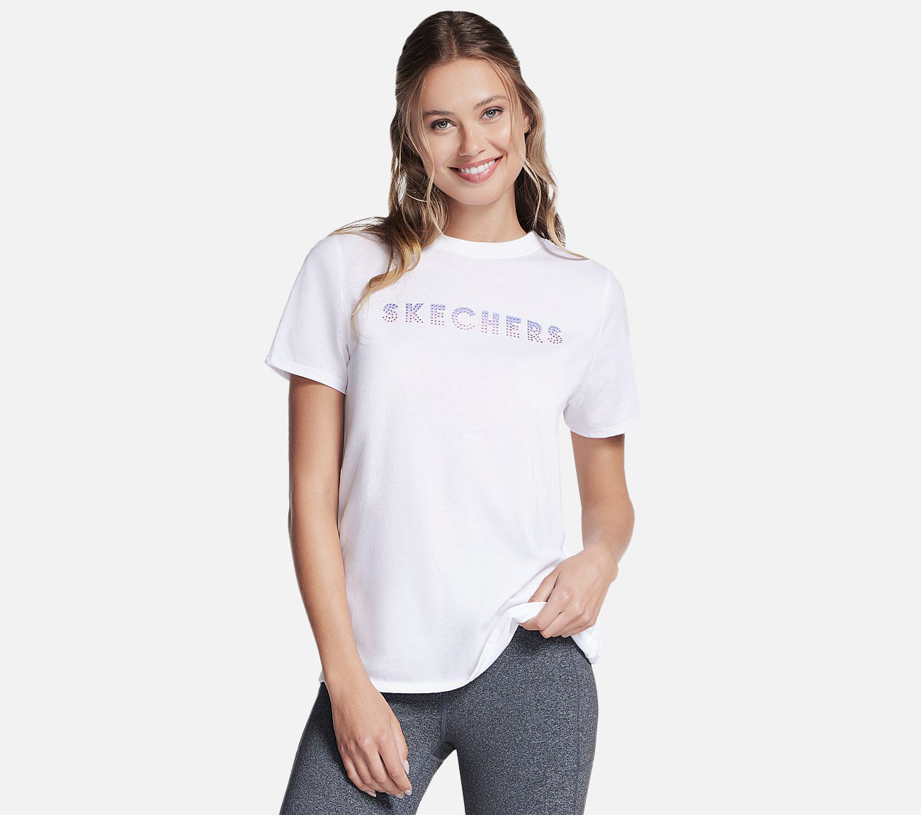 Gradient Short Sleeve Tee Clothes Skechers.se