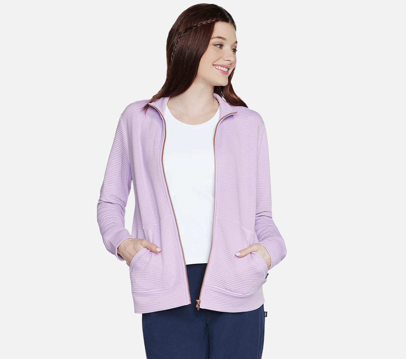 The Hoodless Hoodie GO WALK Everywhere Jacket Clothes Skechers.se