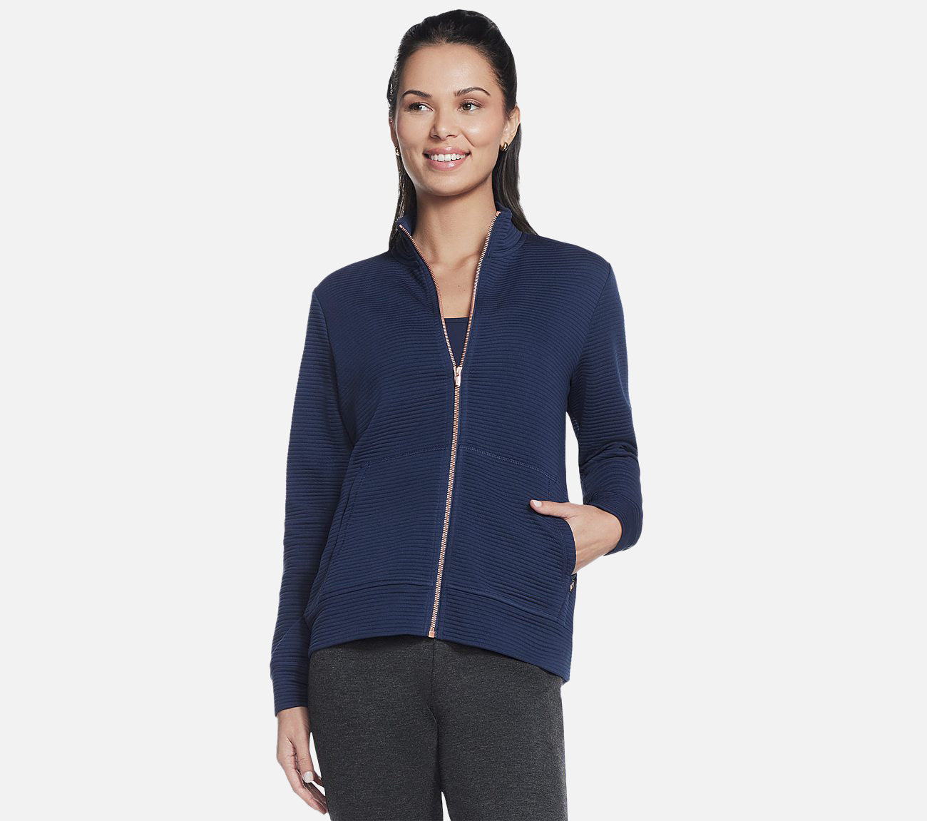 The Hoodless Hoodie GO WALK Everywhere Jacket Clothes Skechers.se