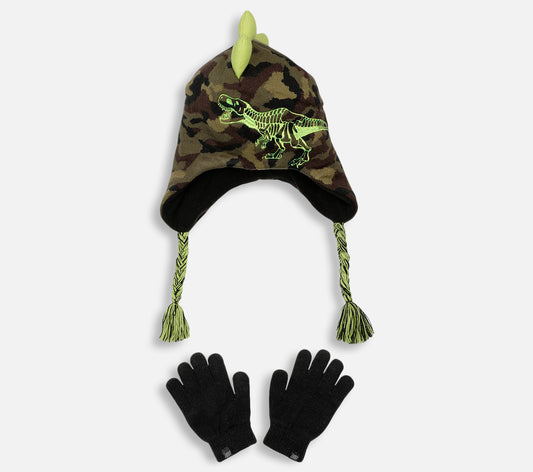 Camouflage T-rex Hat and Glove Set Hat Skechers.se