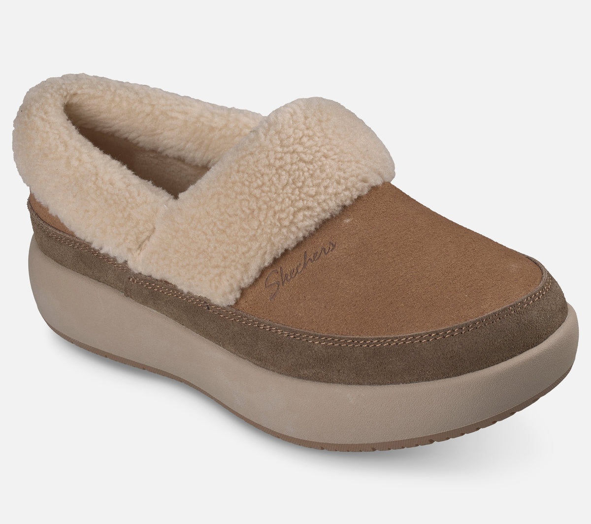 Relaxed Fit: Cozy Lodge - Cedar Snuggle Slipper Skechers.se