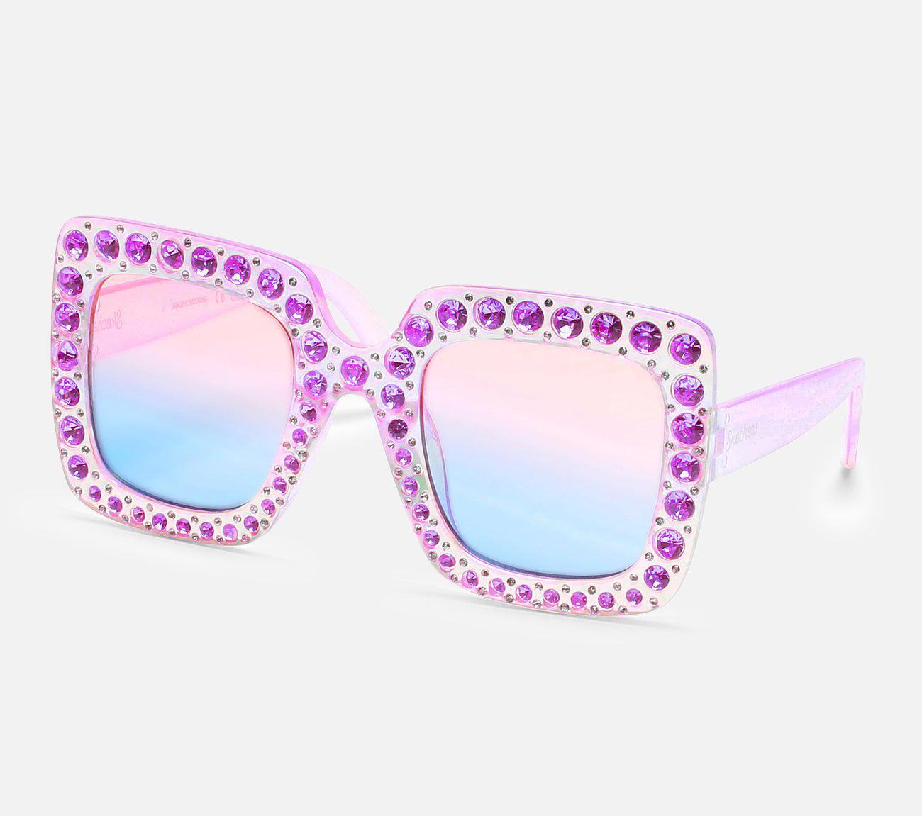 Square Rhinestone Sunglasses Sunglasses Skechers.se