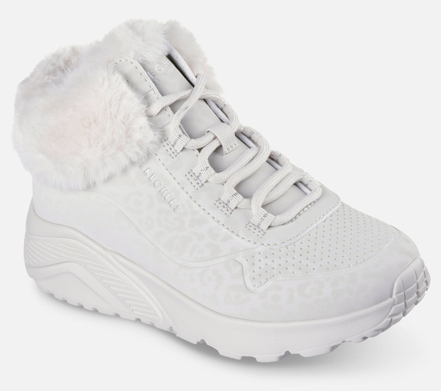 Uno Lite - Cozy Leopard Boot Skechers.se