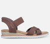 Sandaler med kilklack för damer