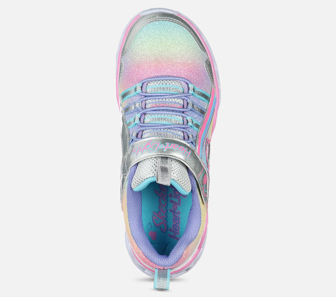 S Lights: Heart Lights - Rainbow Lux Shoe Skechers