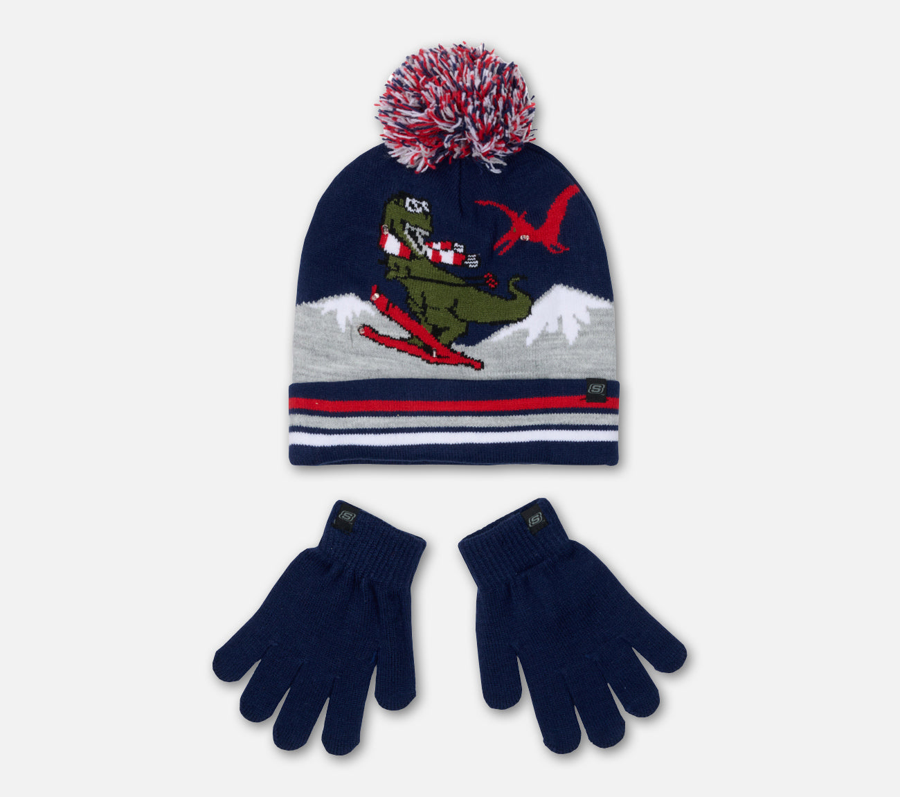 Dinos Knit Hat W/Pom Hat Skechers