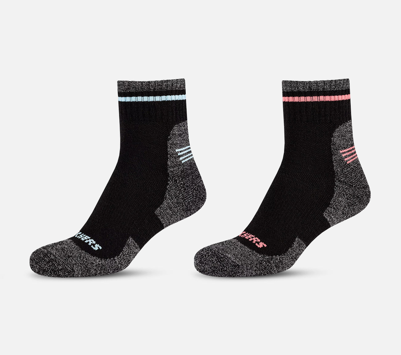 2 par korta Trail-strumpor Sock Skechers